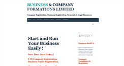 Desktop Screenshot of businesscompanyformations.ie